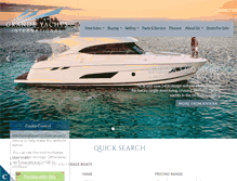 Tablet Screenshot of grandeyachts.com